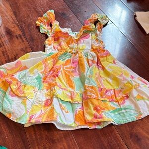 Rare Editions Colorful Floral Dress